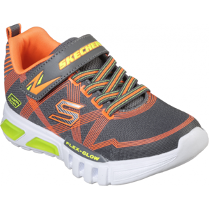Skechers S-LIGHTS: FLEX-GLOW Chlapecké blikající boty, tmavě šedá, velikost 33