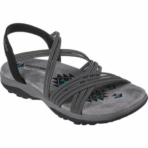 Skechers REGGAE SLIM Dámské sandály, černá, velikost 39