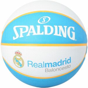 Spalding REAL MADRID EL TEAM Basketbalový míč, bílá, velikost 7