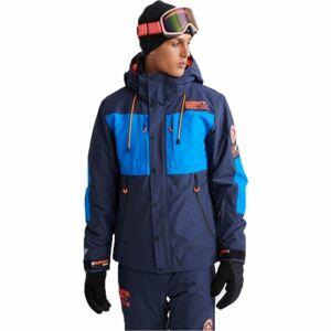 Superdry SD MOUNTAIN JACKET Pánská lyžařská bunda, tmavě modrá, veľkosť 2XL