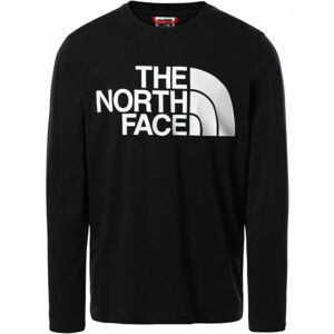 The North Face STANDARD M Pánské triko s dlouhým rukávem, černá, veľkosť M