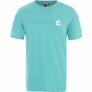 The North Face NSE TEE modrá S - Pánské triko s krátkým rukávem