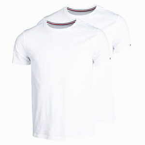 Tommy Hilfiger 2P CN TEE SS bílá L - Pánské tričko