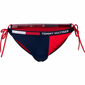 Tommy Hilfiger CHEEKY STRING SIDE TIE BIKINI červená XS - Dámský spodní díl plavek