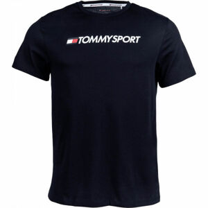 Tommy Hilfiger CHEST LOGO TOP Pánské tričko, Bílá,Tmavě modrá, velikost L