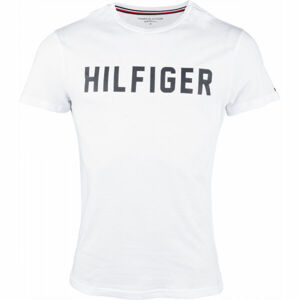Tommy Hilfiger CN SS TEE HILFIGER Pánské tričko, bílá, velikost L