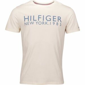 Tommy Hilfiger CN SS TEE LOGO Pánské tričko, světle modrá, velikost S