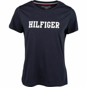 Tommy Hilfiger CN TEE SS HILFIGER Dámské tričko, tmavě modrá, velikost XS