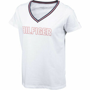 Tommy Hilfiger CN TEE SS Dámské tričko, bílá, veľkosť M