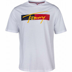 Tommy Hilfiger DROP SHOULDER TEE Pánské tričko, bílá, velikost S