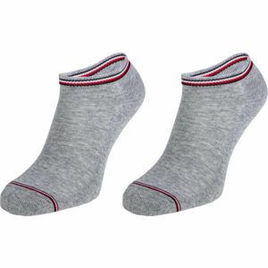 Tommy Hilfiger MEN ICONIC SNEAKER 2P Pánské ponožky, šedá, velikost 43-46
