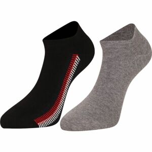 Tommy Hilfiger MEN SNEAKER 2P GLOBAL RIBBON Pánské ponožky, šedá, velikost 43-46