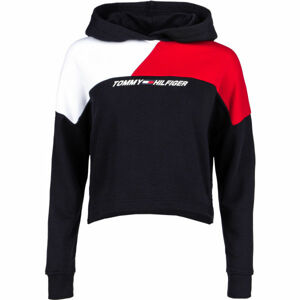 Tommy Hilfiger RELAXED COLOUR BLOCK HOODIE LS  L - Dámská mikina