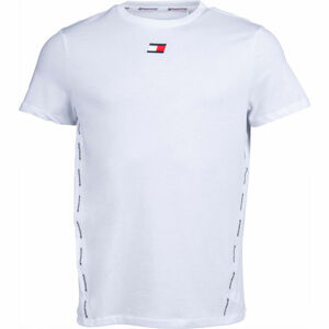 Tommy Hilfiger TAPE TOP Pánské tričko, bílá, velikost S