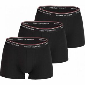 Tommy Hilfiger TRUNK 3 PACK PREMIUM ESSENTIALS černá M - Pánské boxerky