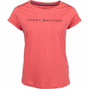 Tommy Hilfiger RN TEE SS LOGO oranžová S - Dámské tričko