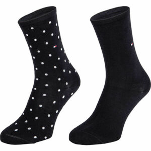 Tommy Hilfiger WOMEN SOCK DOT 2P Dámské ponožky, červená, veľkosť 39-42