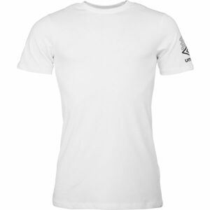 Umbro TERRACE GRAPHIC TEE Pánské triko, bílá, velikost XL
