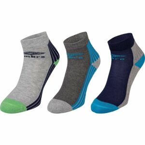 Umbro SPORT SOCKS 3P Dětské ponožky, tmavě modrá, veľkosť 28-31