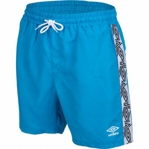 Umbro TAPED SWIM SHORT Pánské plavecké šortky, modrá, velikost M
