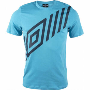 Umbro FW GRAPHIC TEE 1 Pánské triko, Modrá,Tmavě modrá, velikost M