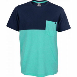 Umbro PUZZO Chlapecké triko s krátkým rukávem, Zelená,Tmavě modrá, velikost