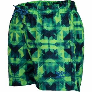 Umbro ZAZO Chlapecké koupací šortky, zelená, velikost 164-170