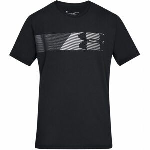 Under Armour FAST LEFT CHEST 2.0 SS Pánské tričko, černá, velikost XL
