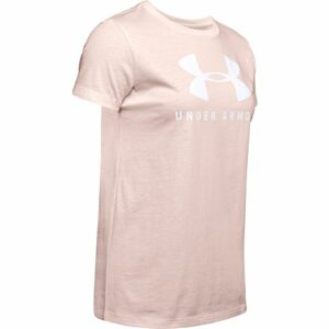Under Armour GRAPHIC SPORTSTYLE CLASSIC CREW růžová XL - Dámské tričko