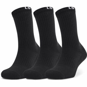 Under Armour CORE CREW 3PK Pánské ponožky, černá, velikost 43-47