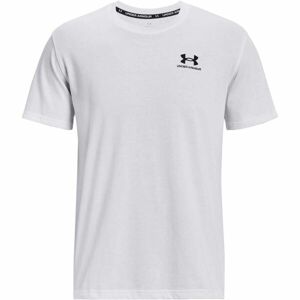 Under Armour LOGO EMB HEAVYWEIGHT Pánské tričko, bílá, veľkosť sm