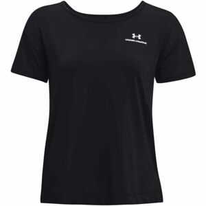 Under Armour RUSH ENERGY Dámské fitness triko, černá, veľkosť XL
