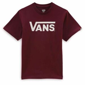 Vans CLASSIC VANS-B Chlapecké triko, vínová, velikost S
