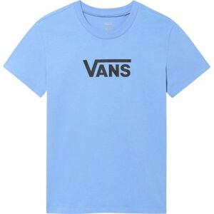 Vans WM FLYING V CREW TEE modrá L - Dámské tričko