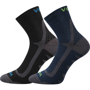 Voxx KRYPTOX Ponožky, Černá,Tmavě šedá,Modrá, velikost