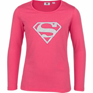 Warner Bros SILA SUPERGIRL Dívčí triko, růžová, veľkosť 128-134