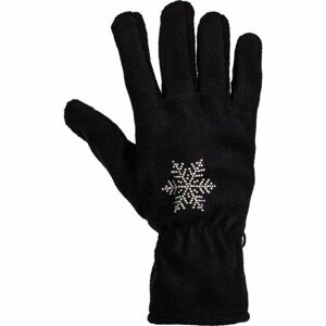 Willard MIJAKOSA Dámské fleecové rukavice, černá, veľkosť M/L