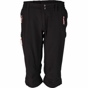 Willard REGIATA Dámské outdoorové 3/4 kalhoty, Černá,Růžová, velikost