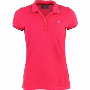 Willard MELA růžová L - Dámské triko s límečkem