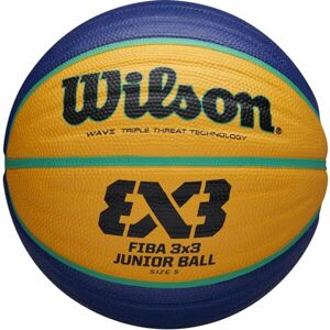 Wilson FIBA 3X3 JUNIOR Juniorský basketbalový míč, žlutá, velikost 5