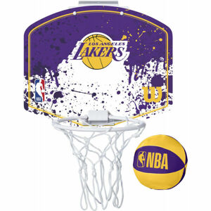Wilson NBA MINI HOOP LAKERS Mini basketbalový koš, fialová, veľkosť UNI
