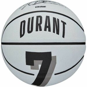 Wilson NBA PLAYER ICON MINI BSKT DURANT 3 Mini basketbalový míč, bílá, velikost 3