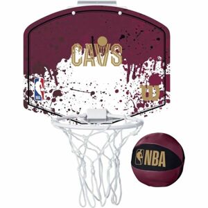 Wilson NBA TEAM MINI HOOP CLE CAVS Mini basketbalový koš, vínová, velikost UNI