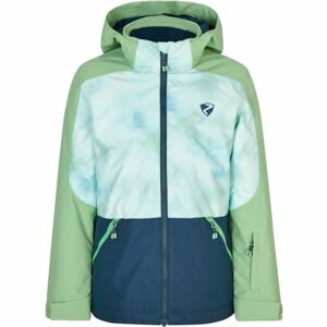 Ziener AMELY Dívčí lyžařská bunda, světle zelená, veľkosť 116