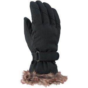 Ziener KIM W Dámské lyžařské rukavice, černá, velikost 6.5